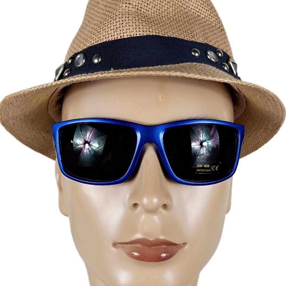 SHARKEYES BLUE  RECTANULAR   SUNGLASSES NSPORT2